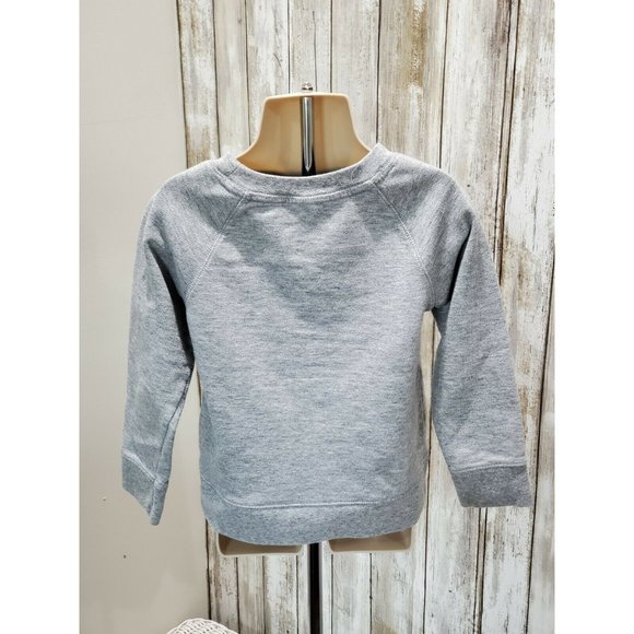Sparkley Cat &Jack pullover Sweatshirt Gray Size - Picture 4 of 5